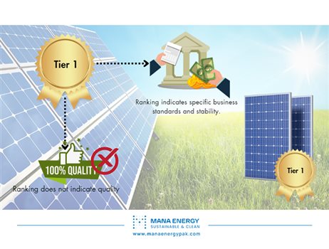 آشنایی با مفهوم  Tier 1 در صنعت پنل های خورشیدی