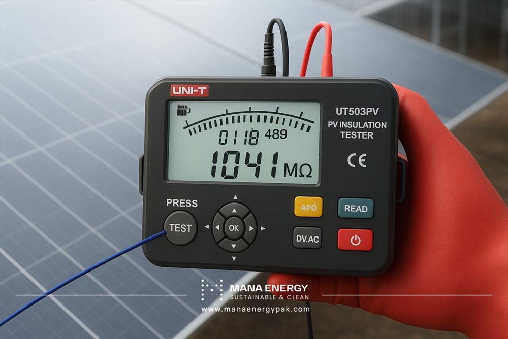 تست عایق بندی پنل های خورشیدی: کلید ایمنی و کارایی 